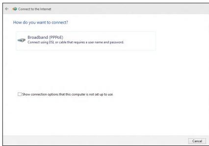 ASUS GT51CA-FROO8T4217438 - Configurer une connexion réseau PPoE ou à adresse IP dynamique Pour configurer une connexion réseau PPoE ou à adresse IP dynamique : - 5