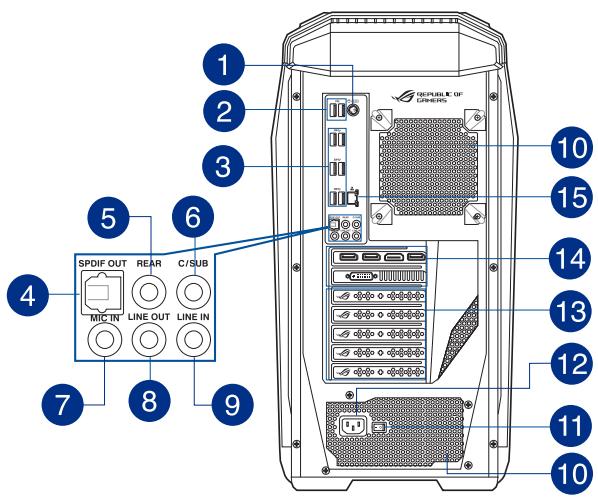 ASUS GT51CA-FROO8T4217438 - Panneau arrière - 1