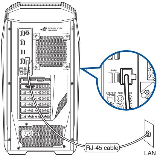 ASUS GT51CA-FROO8T4217438 - Pour vous connecter à un réseau local : - 1