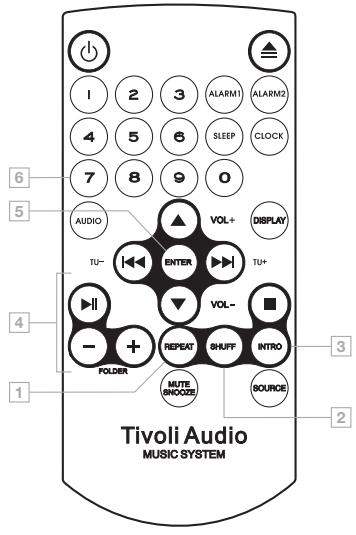 TIVOLI NC - Télécommande (pour la mesure en fonction,steroler la protection plastique du compartment pile) - 1
