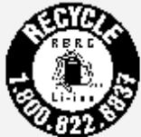 LENOVO TAB3 10 PLUS - Logos pour le recyclage des batteries - 2