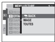 FUJIFILM F80 EXR - Utilisation du menu Lecture - 5
