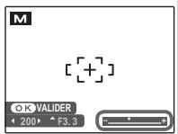 FUJIFILM F80 EXR - L'indicateur d'exposition - 1