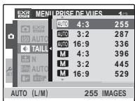 FUJIFILM F80 EXR - Utilisation du menu pris de vue - 2