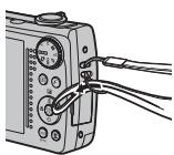 FUJIFILM F80 EXR - Fixation de la dragonne - 2