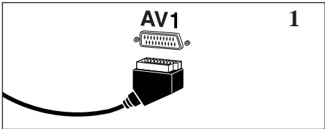 PROLINE T2850T - La prise péritélévision AV1 (1) - 1