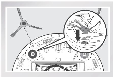 ECOVACS pmgs5copic - Installer les brosses latérales - 1