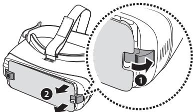 SAMSUNG MEW GEARVR - Mettre en place les sangles - 2