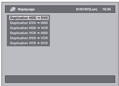 TOSHIBA RD-XV47 - Pour le repiquage du lecteur de disque dur sur le magnétoscope: - 1