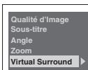 TOSHIBA RD-XV47 - Changement de Système virtual surround - 2