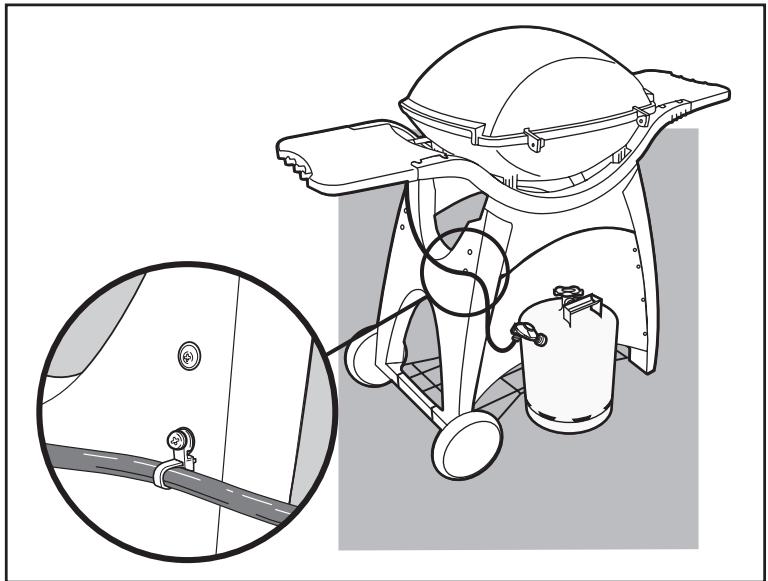WEBER Q300 GAZ - VERIFIEZ QUE LES VALVES DU BRULEUR SONT FERMEES - 1