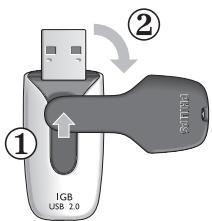 ELIMI CLE_USB_ACCSNOW_ORANGE_128G - Note - 2
