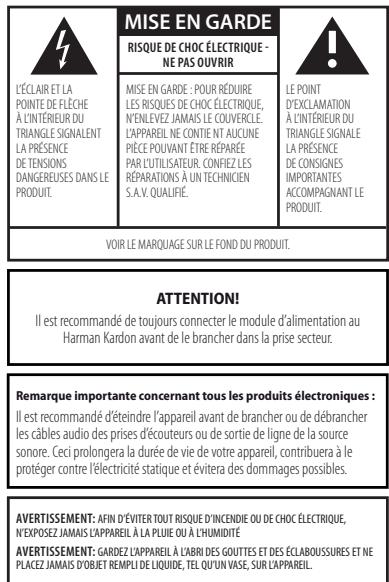 HARMAN KARDON BDS780 - Instructions pour les utilisateurs sur l'enlèvement et la mise au rebut des piles utilisées. Caracteristiques des types de piles. - 4