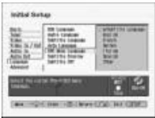 PIONEER DV-R7000 - Langue du Menu du DVD (DVD Menu Language) - 1
