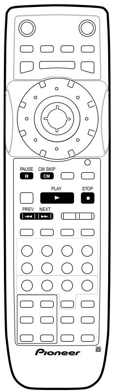 PIONEER DV-R7000 - Appuyez sur pour commencer la lecture. - 1