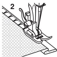 SINGER INITIALE - Fonction de la molette de commande de longueur de point pour points zigzag - 5