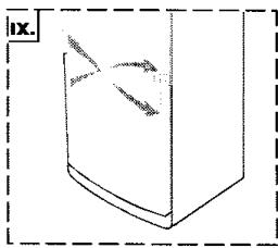 GORENJE K 337/2 MELA4 INOX - Inversion du sens d'ouverture de la porte - 9