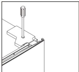 THOMSON THLR359NF - Inversion de la porte - 3