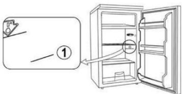 THOMSON THLR359NF - INDICADOR DA TEMPERATURA: A PARTE MAIS FRIA DO SEU FRIGORIFICO - 1
