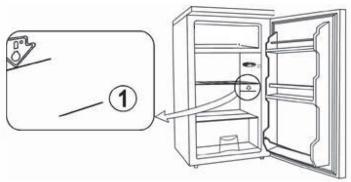 THOMSON THLR359NF - INSTALLATION DE L'INDICATEUR DE TEMPERATURE - 1