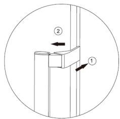 THOMSON THLR359NF - Easy open handle installation - 3