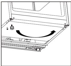 THOMSON THLR359NF - Inversion de la porte - 10
