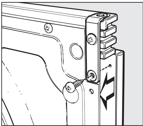 MIELE WT 946 ISWPS - Fixation du panneau de façon - 1