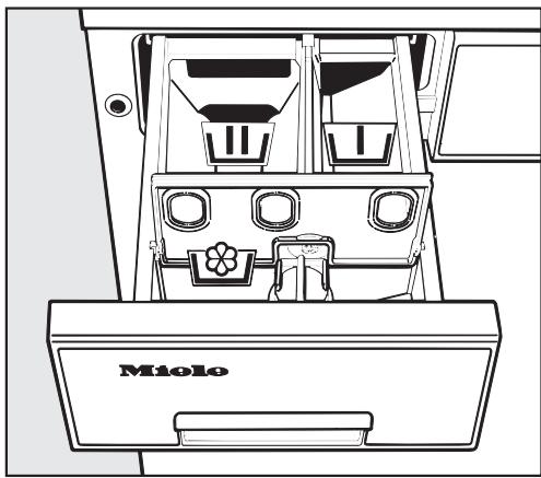 MIELE WT 946 ISWPS - Ajoutez la lessive - 1