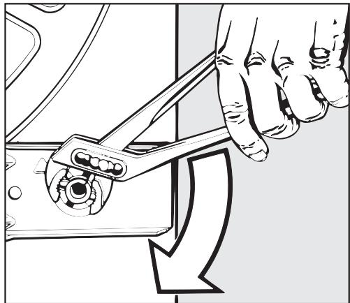 MIELE WT 946 ISWPS - Démontage des securités de transport - 2