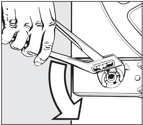 MIELE WT 946 ISWPS - Démontage des securités de transport - 1