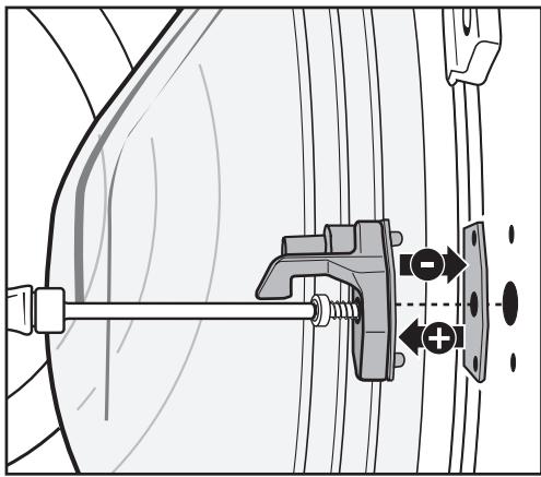 MIELE WT 946 ISWPS - Ajustage de la porte - 3