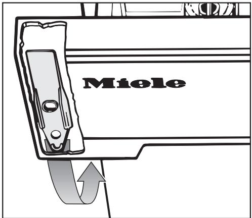 MIELE WT 946 ISWPS - Déverrouillage de portemanuel en cas de vidangeobstruée et/ou de pannde courant - 1