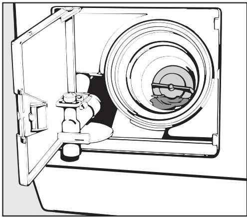 MIELE WT 946 ISWPS - Nettoyage du contrôle de vidange et de la pompe de vidange - 3