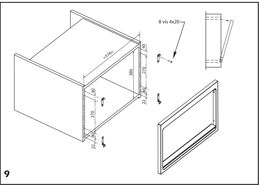 DE DIETRICH DME 729 WW - KIT D'ENCASTREMENT - 2