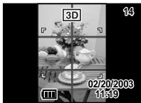 PENTAX Optio 550 - Selectionnez le mode 3D. - 2