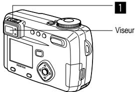 PENTAX Optio 550 - Réglage du viseur - 1