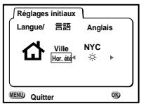 PENTAX Optio 550 - Réglage de l'horaire d'été - 1