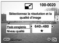 PENTAX Optio 550 - Modification de la taille de l'image - 2