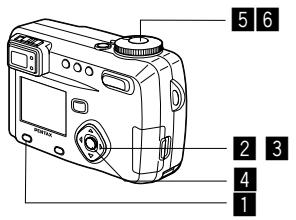 PENTAX Optio 550 - Pressez le déclencheur et maintenez-le enforcé. - 2