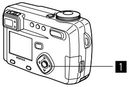 PENTAX Optio 550 - Activation de la fonction du zoom numérique - 3