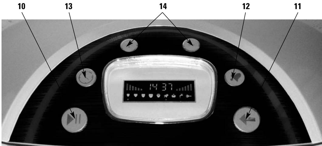 ALPATEC MG1 GLACON SILVER - DESCRPTIF DU TABLEAU DE COMMANDES. - 1