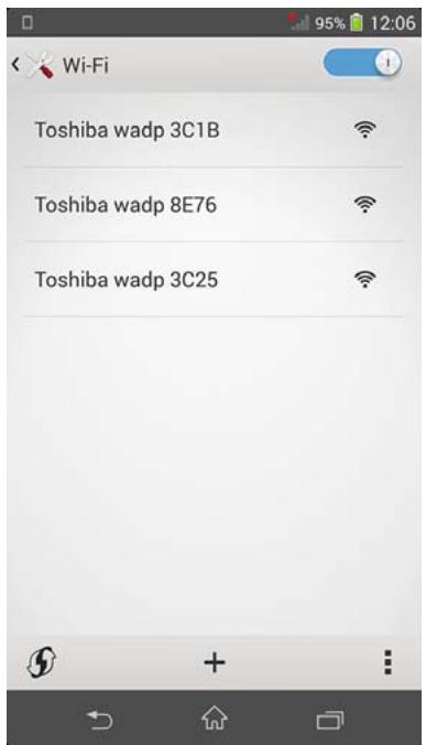 TOSHIBA ADAPT WIFIC - Installation et lancement de l'application - 1