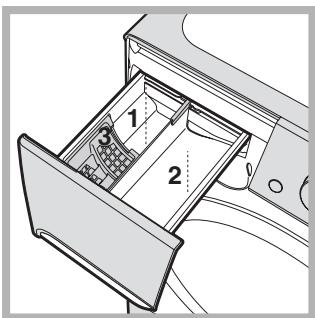 INDESIT PWDE81473WFR - Tiroir à produits lessiviels - 1