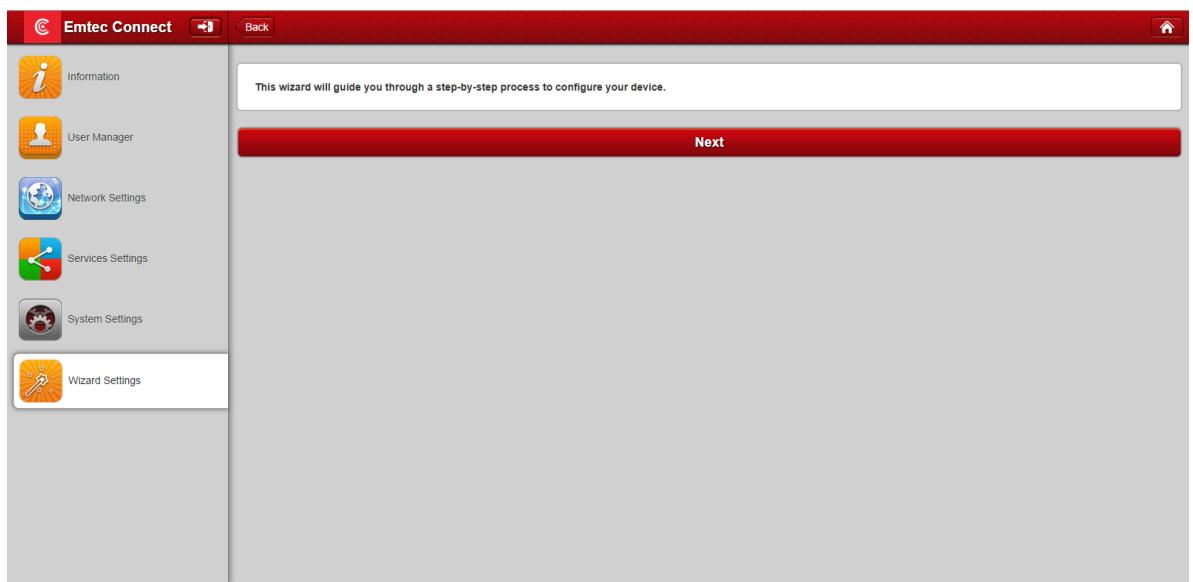 EMTEC 1TO WIFI USB 3.0 - Paramètres Wizzard - 1