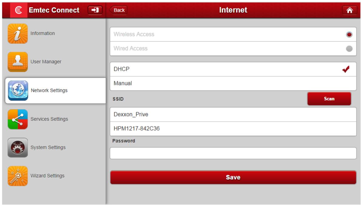EMTEC 1TO WIFI USB 3.0 - Accès sans fil : - 1