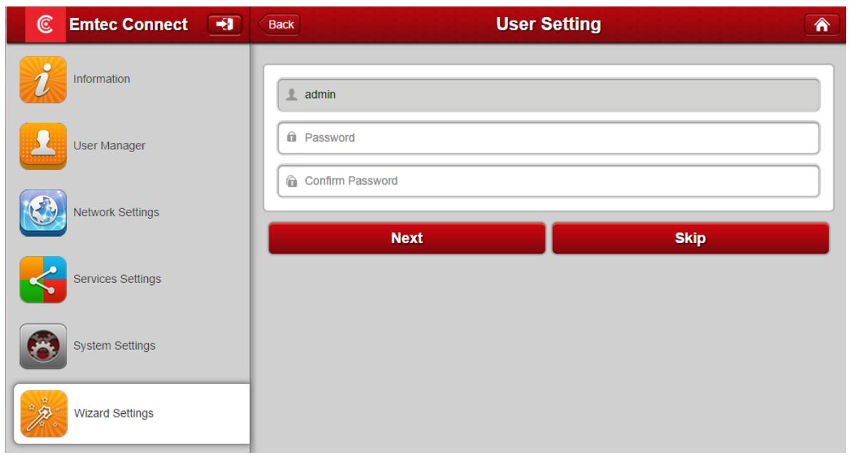 EMTEC 1TO WIFI USB 3.0 - Etape 2: Paramètres Utilisateur - 1