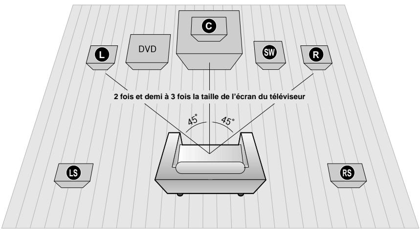 SAMSUNG HTDB 120cobI - Connexion des enceintes - 1