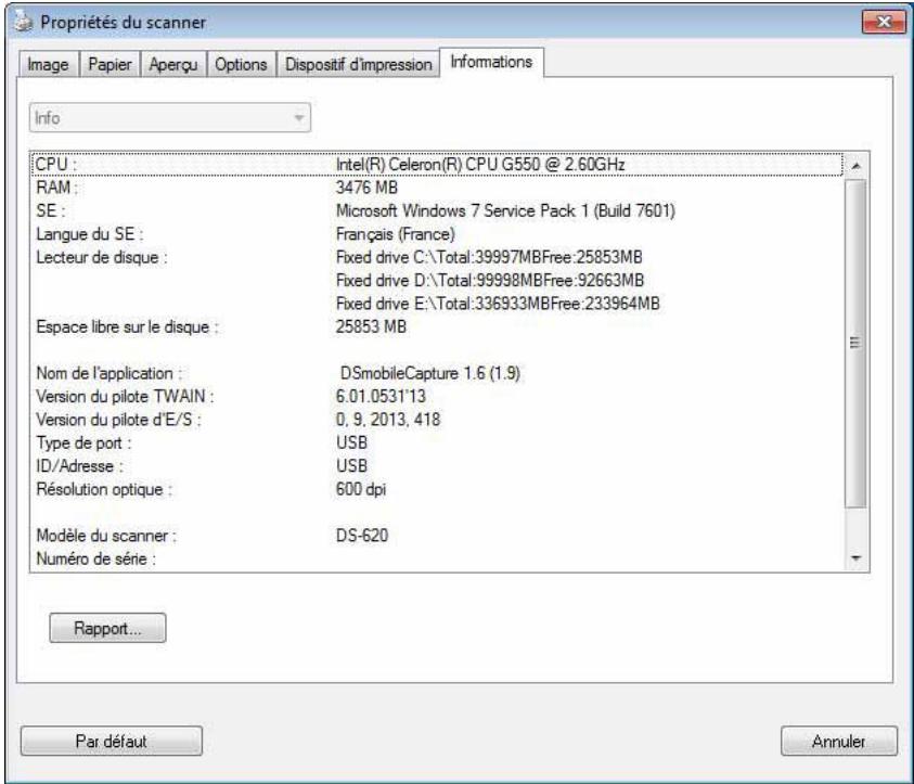 BROTHER DS620 - Informations - 2
