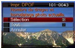 CASIO EX-Z1080 - ■ Réglages DPOF pour chaque image - 1