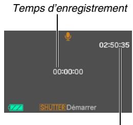 CASIO EX-Z1080 - Enregistrement audio seulement (Enregistrement de la voix) - 1